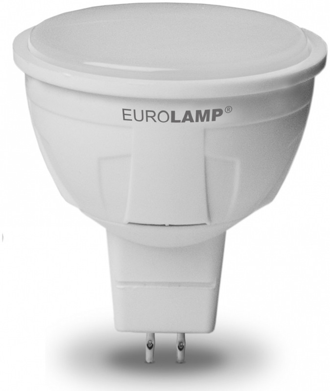Лампа світлодіодна Eurolamp (4260410484043) 3Вт, GU5.3, 4000K